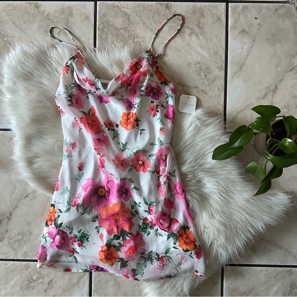 Altar'd State Dresses & Skirts - NWT Altar’d State Floral Slip Minidress